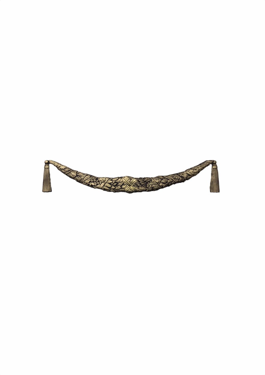 Коса лавровая №91 / Накладка из фольги / (750х150)мм