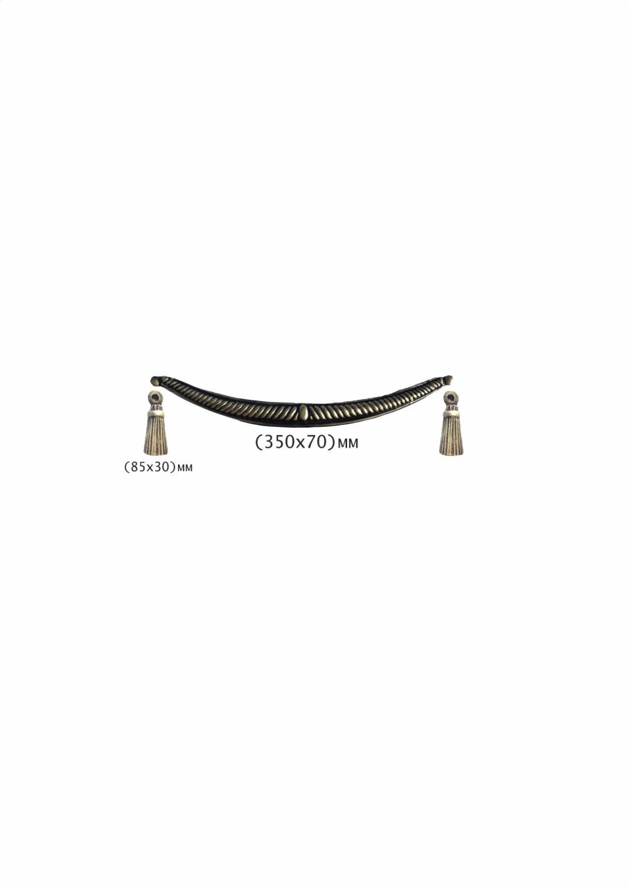 Коса серп №95 / Накладка из фольги / (350х70)мм